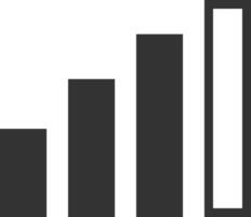 Chart icon symbol image for data statistic analysis illustration vector