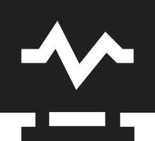 Chart icon symbol image for data statistic analysis illustration vector