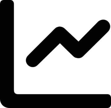 gráfico icono símbolo imagen para datos estadística análisis ilustración vector