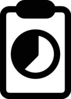 Chart icon symbol image for data statistic analysis illustration vector