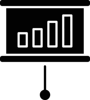 Chart icon symbol image for data statistic analysis illustration vector