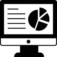Chart icon symbol image for data statistic analysis illustration vector