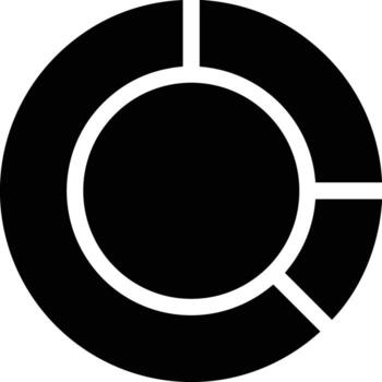 Chart icon symbol image for data statistic analysis illustration vector