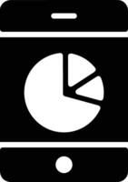 Chart icon symbol image for data statistic analysis illustration vector