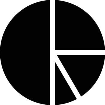 Chart icon symbol image for data statistic analysis illustration vector