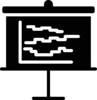 Chart icon symbol image for data statistic analysis illustration vector