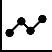 Chart icon symbol image for data statistic analysis illustration vector