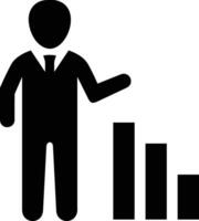 Chart icon symbol image for data statistic analysis illustration vector