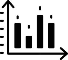 Chart icon symbol image for data statistic analysis illustration vector