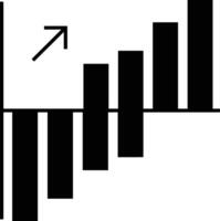Chart icon symbol image for data statistic analysis illustration vector