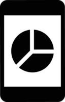 Chart icon symbol image for data statistic analysis illustration vector