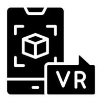 Editable design icon of 3d cube vector