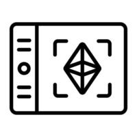 Creative design of ethereum scan vector