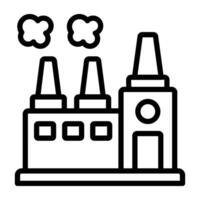 Perfect design icon of factory building vector