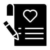 A beautiful design icon of wish list vector