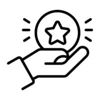 Modern design icon of reward vector