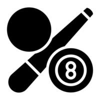 A trendy design of billiard game vector