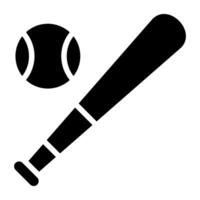 Editable design icon of baseball vector