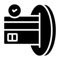 Perfect design icon of atm withdrawal vector
