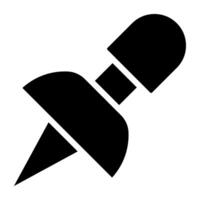 A perfect design icon of pushpin vector