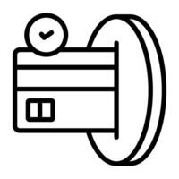 Perfect design icon of atm withdrawal vector