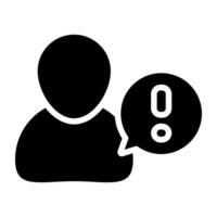 An icon design of user info vector