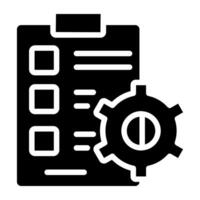 Modern design icon of project management vector