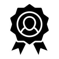 Modern design icon of user badge vector