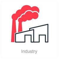 Industry and factory icon concept vector