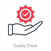 Quality Check and precision icon concept vector