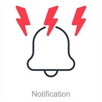 Notification and update icon concept vector