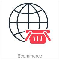 Ecommerce and retail icon concept vector