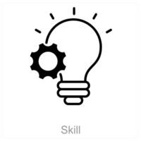 Skill and ability icon concept vector