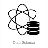 Data Science and analysis icon concept vector