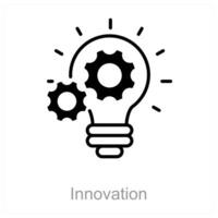 Innovation and idea icon concept vector