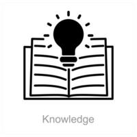 Knowledge and learning icon concept vector