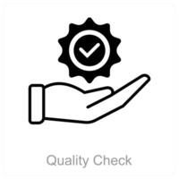 Quality Check and precision icon concept vector