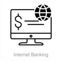 Internet Banking and finance icon concept vector