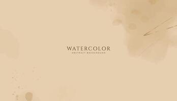 Abstract horizontal watercolor background. Neutral light colored empty space background illustration vector