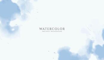 Abstract horizontal watercolor background. Neutral light colored empty space background illustration vector