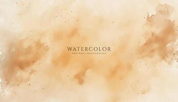 Abstract horizontal watercolor background. Neutral light colored empty space background illustration vector