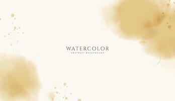 Abstract horizontal watercolor background. Neutral light colored empty space background illustration vector