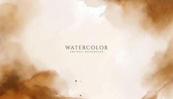 Abstract horizontal watercolor background. Neutral light colored empty space background illustration vector