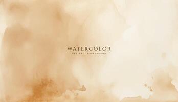 Abstract horizontal watercolor background. Neutral light colored empty space background illustration vector