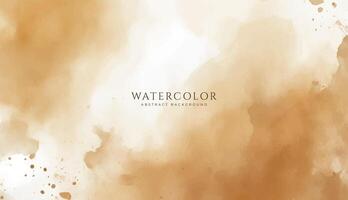 Abstract horizontal watercolor background. Neutral light colored empty space background illustration vector
