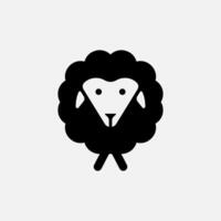 Sheep Logo, minimalist sheep logomark , sheep design logo template element, illustration vector