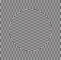 Optical illusion of torsion and rotation movement. Dynamic effect. vector