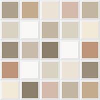 Scandinavian oak color Shades, color palette scheme tile, design element vector