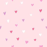 Hearts - seamles pattern background vector