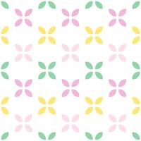Seamless Floral decorative pattern, tile decor, Background with copy space vector
